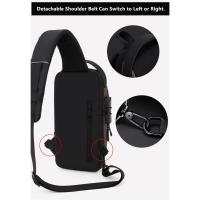 Bolso de Hombro Anti-Robo para iPad Mini 6 Bolso de Pecho para Viaje para Hombres con Bloqueo de Contraseña Bolso de Mensajero Regalo para Hombres - details 5