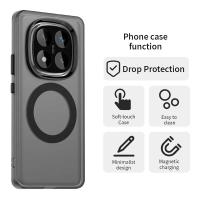 Funda dura transparente mate para Xiaomi redmi note 14 pro plus, funda trasera de carga inalámbrica magnética Magsafe - details 5