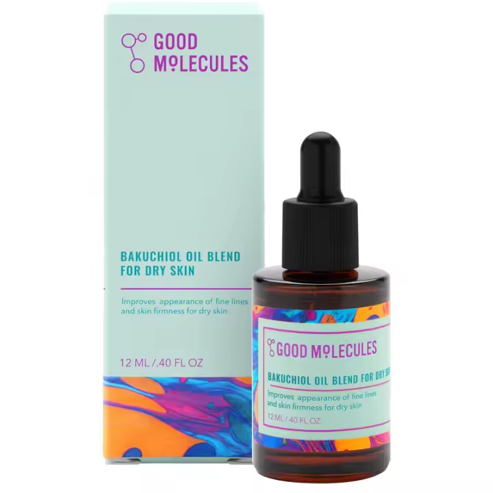 Good Molecules Bakuchiol Piel seca Hidratante, antienvejecimiento, facial - Cuidado natural de la piel facial con aceite de rosa mosqueta y semilla de chía - 1