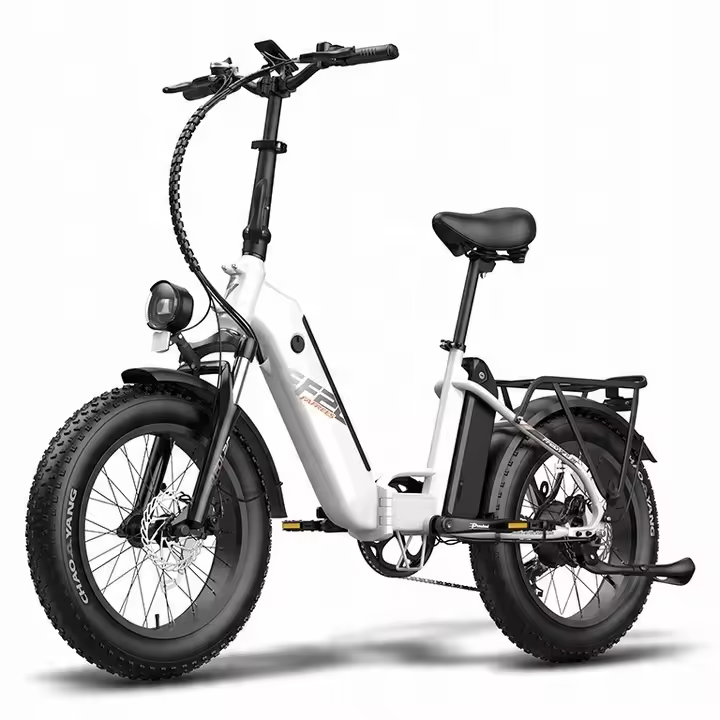 Fafrees FF20 Polarno 48V20.8AH 500W 20" Bicicleta eléctrica urbana plegable blanca - 1