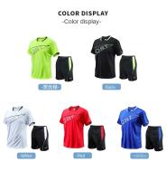 Pantalones cortos de manga corta para deportes al aire libre para hombre, conjunto de dos piezas, holgado, transpirable, de alta calidad - details 5