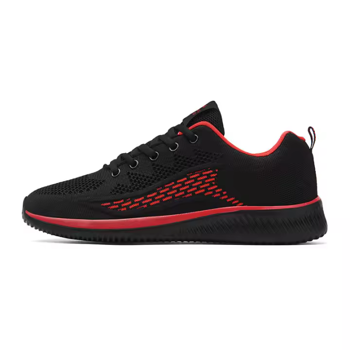 2023 nuevos hombres Casual Running primavera Flyknit superficie de malla, zapatos deportivos de moda ligeros de gran tamaño, saludables - 1