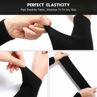 Mangas de Protección Solar de Verano Tela de Seda de Hielo Guantes Protectores UV para Hombres - details 13