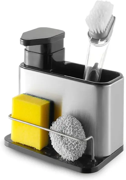 Organizador de Cocina Caddy de Fregadero con Soporte de Líquido de Limpieza - 1