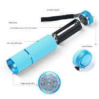 Mini lámpara UV portátil para esmalte de Gel, 9 luces LED, herramientas de manicura, secado rápido - details 5