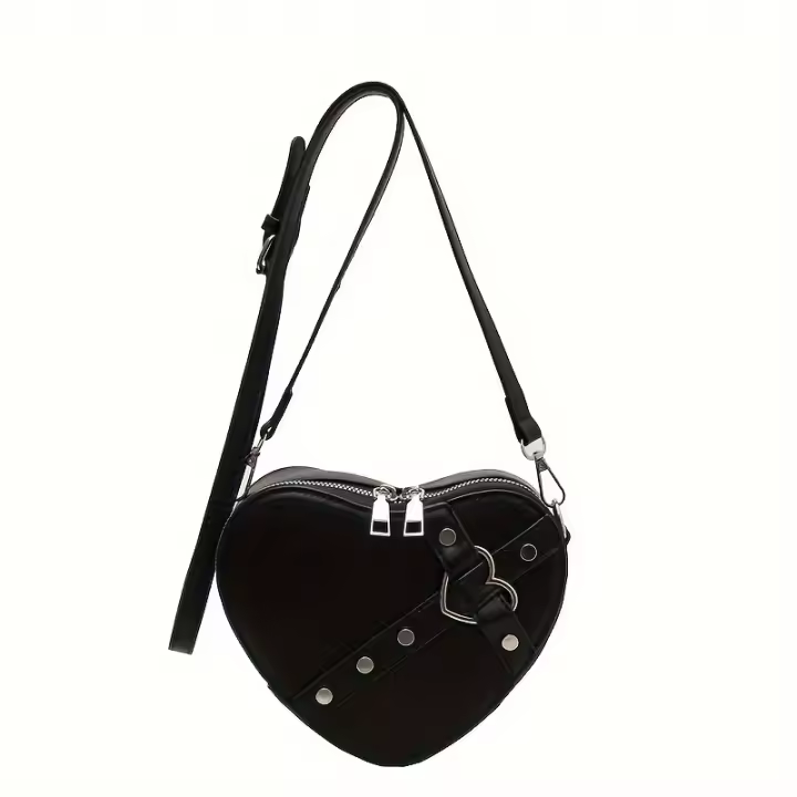 Bolso de Hombro Diagonál de Corazón Romántico Moda Femenina para Día de San Valentín - 1