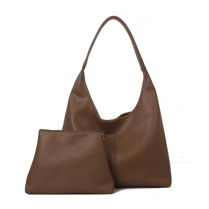 Bolsa de Gran Capacidad para Mujeres 2025 Primavera y Verano Nueva Moda Simple Bolso de Hombro Textura de Alta Calidad para Viajes Versátil Bolsa de Mano. - 1