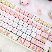 Bob Esponja SquarePants keycaps MOA altura PBT material sublimación caliente keycaps linda personalidad personalizada pequeño conjunto completo de keycaps (teclado no incluido) - details 6