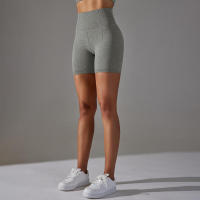 Shorts Deportivos de Yoga para Mujeres Leggings Transpirables Sin Costuras para Correr, Pedalear, Entrenamiento en Cintura Alta Colección de Verano para Gimnasio - details 19