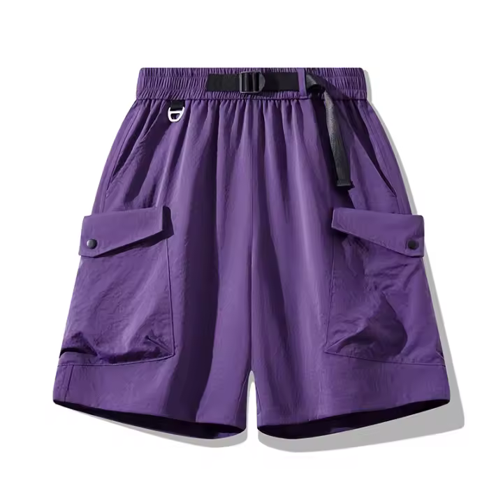 Pantalones Cargo para Hombres CHAIFENKO Cómodos, Transpirables, Múltiples Bolsillos, Ajuste Regular, Material de Poliéster, Para Primavera/Verano 21 - 1