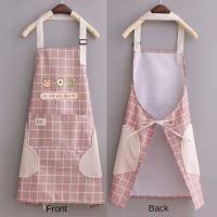 Nuevo delantal de cocina transpirable, bata de cocina resistente al desgaste de poliéster, Baberos para cocinar de estilo coreano para mujeres y niñas - details 7