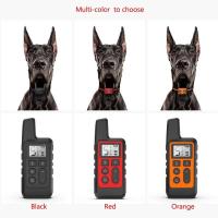 Collar para perro, control remoto eléctrico portátil con tapón de corteza, dispositivo de entrenamiento para mascotas impermeable con pitido de choque, 1 ud. - details 12