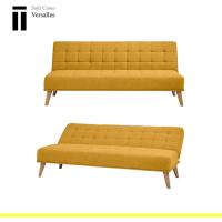 Sofá Cama Versalles con Apertura Clic-Clac Elegante y Cómodo Diseño Capitoné en Color Mascavo - details 7
