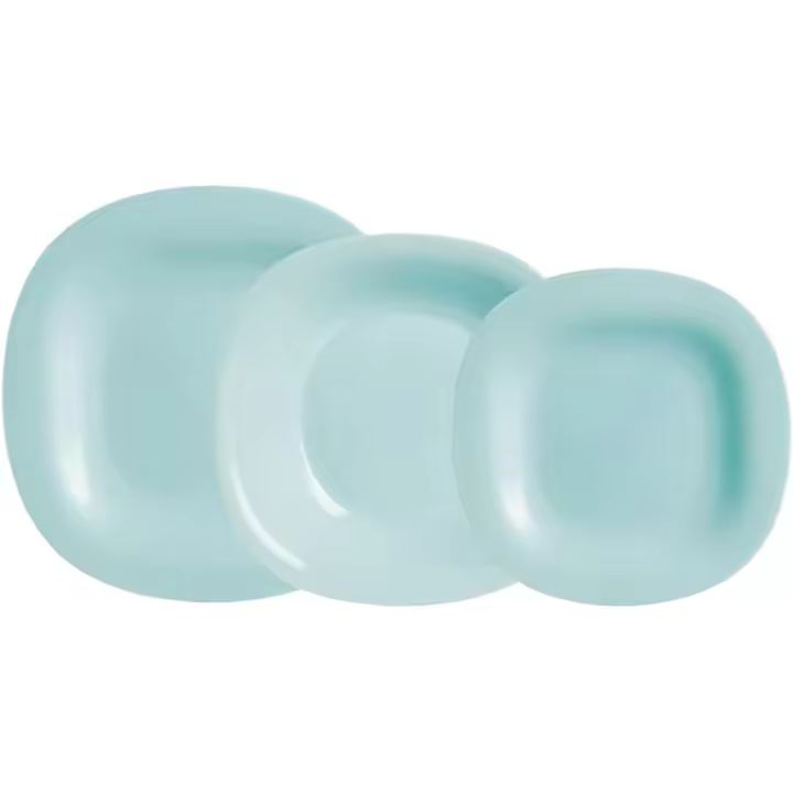 Vajilla Turquesa Opal 18 Piezas - 6 Personas - 1