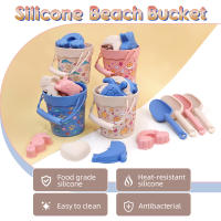Set de Juguetes de Playa para Niños TYRY.HU Cubo de Silicona, Pala, Accesorios - details 13