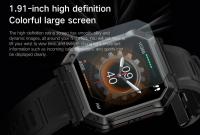 Reloj inteligente H31 para deportes al aire libre, llamada Bluetooth, pantalla Ultra HD 1,91, monitorización del ritmo cardíaco durante el sueño de 400mAH, reloj inteligente resistente al agua - details 2