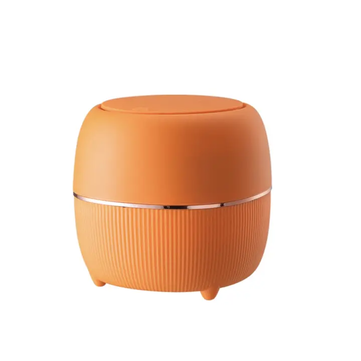 Cubo de basura de escritorio, Mini Papelera de reciclaje, estilo nórdico, creativo, tipo prensado, para oficina y hogar - 1