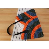 Bolso de Mano Tejido a Mano Colorido Bolso de Playa de Verano para Mujer - details 4
