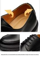 Zapatos de vestir de diseñador para hombre con borde cruzado y zapatos casuales de punta alta de cuero Oxford fáciles de usar talla grande nuevo estilo - details 4