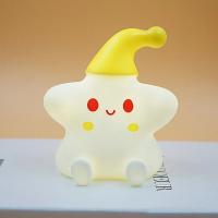 Luz LED de noche de silicona para niños, lámpara de mesita de noche táctil creativa, decoración de dormitorio, regalo Kawaii para niños - details 8