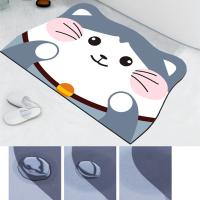 Alfombra de barro de diatomeas de modelado de dibujos animados, alfombra antideslizante para baño, alfombra absorbente para baño, alfombra de barro de diatomeas suave - details 2