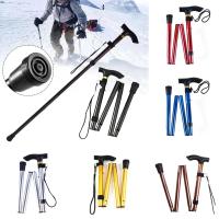 Bastones para senderismo, acampada, montañismo, bastón telescópico, bastones de Trekking, bastón plegable, muletas, poste Unisex - details 1