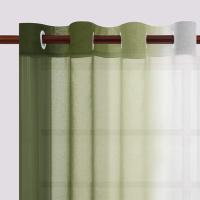 Cortinas De Ventana Gradiente Semi Transparentes Para Dormitorio Y Sala De Estar Bloqueo De Calor Sin Capa Doble Material Poliéster Modernas Con Borlas En Lado Instalación - details 18