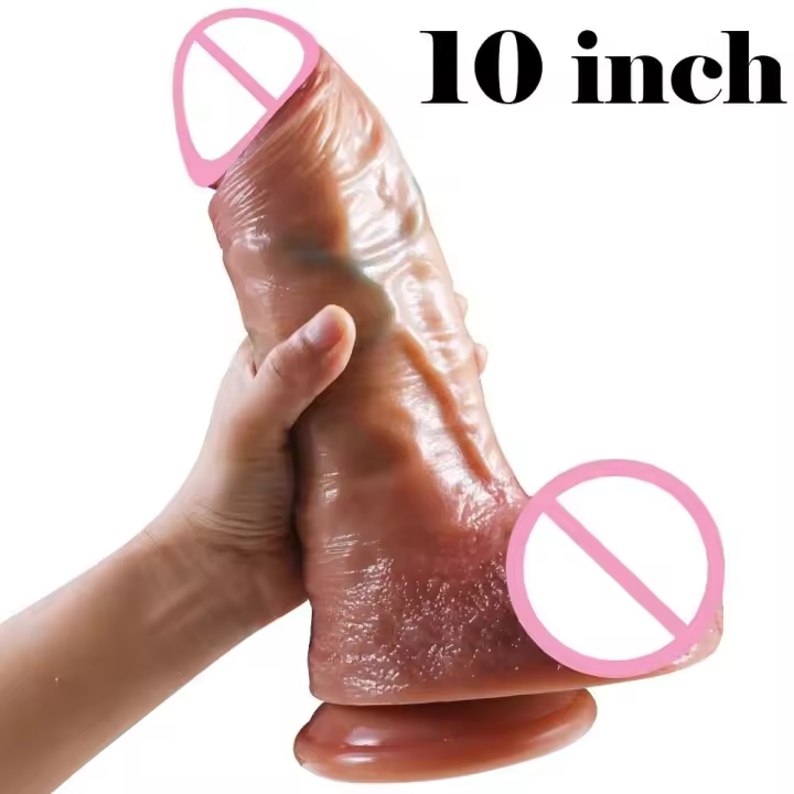 Consolador Leten súper enorme, Juguetes sexuales anales para mujeres y hombres, consoladores grandes realistas de 10 pulgadas de largo y grueso, masturbador, pene para adultos 18+ - 1