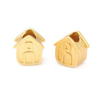 Pulseras de Brass Dorado Mate 4PCS Grande Agujero Abalorios para Hacer Joyas DIY - details 11