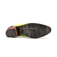 Nuevo 2025 zapatos de tacón elegantes para hombre, diseño bordado, antideslizantes para danza cubana, talla grande 46, zapatos de alta calidad - details 4