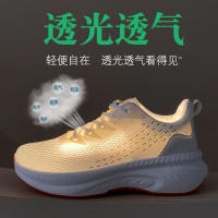 Deportes para mujer, verano 2024 nuevos zapatos casuales transpirables de malla, zapatos para correr de gimnasio Flyknit modernos y versátiles - details 1