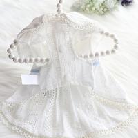 Vestido cómodo y transpirable para mascotas, falda suave y agradable para la piel para cachorros, falda hueca para mascotas para perros y gatos - details 2