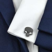 Gemelos de calavera de acero inoxidable para hombre, joyería de moda, TRE, camisa, mangas, botones, regalos de fiesta de Halloween - details 7