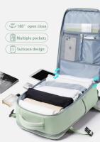 Viajero-Mochila de Viaje Impermeable Con compartimento para zapatos, bolsa de separación de ropa seca y húmeda,con cable USB, 30l - details 2