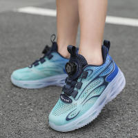 Calzado deportivo para exteriores, cómodos zapatos para correr para niños, antideslizantes y resistentes al desgaste, con superficie de malla transpirable - details 16