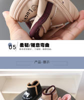 Otoño nuevas botas de nieve de algodón grandes lindas luces apiladas botas calientes de los niños engrosadas tesoro masculino botas de algodón antideslizantes tesoro femenino - details 6