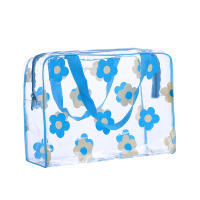 Bolsa de almacenamiento de maquillaje de PVC transparente, gran capacidad y diseño ligero para gestión de artículos pequeños - details 3
