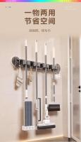 Jiahelper-ventosa con abrazadera montada en la pared, gancho para baño, sin perforar, escoba, fregona, estante fijo, estante de almacenamiento - details 5