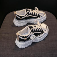 Verano Nuevo 2025 Suela Gruesa Retro Pequeño Blanco para Mujeres Moda Estudiante Versátil Casual zapatos ard - details 1