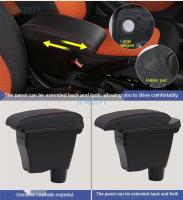 Para Mercedes Smart 453 Fortwo Forfour accesorios de reposabrazos automotrices decoración Interior CA 2015-2018 - details 7