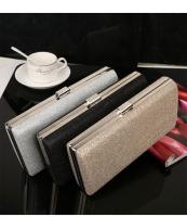 Bolso de mano de noche para mujer, cartera de mano con lentejuelas de diamante para boda, bolso de mano para fiesta, banquete, negro, dorado y plateado, bolso de hombro de dos cadenas - details 2