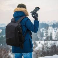 Mochila para Portátil y Cámara Reflex de 15.6” Bolsa de Almacenamiento para Cámara Digital SLR Mochila para Hombres - details 5