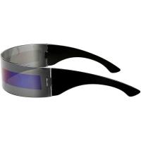 Visera futurista de los años 80, Gafas de Sol cibernéticas helbres para mujeres, estilo futurista punk, Cosplay b2740 - details 1