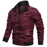 Chaqueta Bomber de Moda para Hombres Primavera Otoño 2025 Ajuste Delgado Material de Algodón - details 3