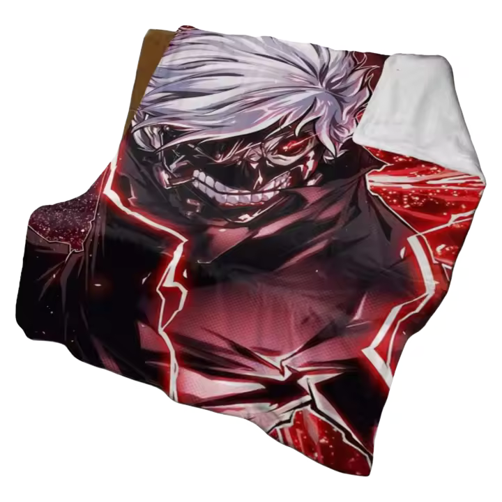 Manta mullida ken-kaneki-tokyo-Ghoul, mantas de cama, manta de franela Súper suave, lanzamientos - 1