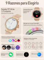Reloj Inteligente Mujer, 1.27