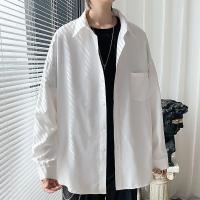 Camisa de Manga Larga para Hombres Primavera-Otoño 2024 Estilo Coreano Suelto con Manga Gruesa - details 3