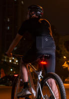 ROCKBROS-luz trasera para bicicleta IPX6, LED tipo C, carga, 5 modos, advertencia de seguridad - details 5
