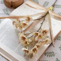 Rama de narciso Artificial de tacto Real, flor de narciso de seda hecha a mano elegante, flor falsa de lujo, escritorio para sala de estar - details 5