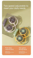 Ventilador de cuello portátil de dibujos animados, recargable por USB, banda eléctrica para el cuello, ventilador de refrigeración portátil - details 2